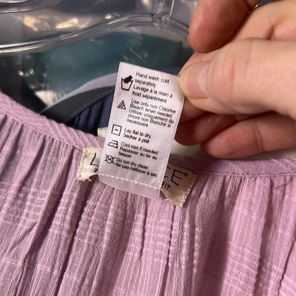 L*Space NWT Lilac Napali Button Down Maxi Dress Oversized Size Small - Picture 15 of 16